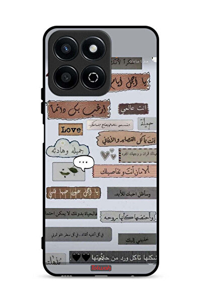 Tolwak غطاء حماية لهاتف Honor Play 60 Plus 5G بعبارات حب عربية