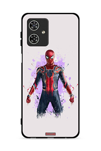 Tolwak غطاء حماية لهاتف موتورولا موتو جي 54 5G بتصميم العنكبوت الحديدي