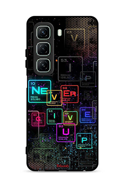 Tolwak غطاء حماية لهاتف Infinix Hot 50 5G - فن Never Give Up