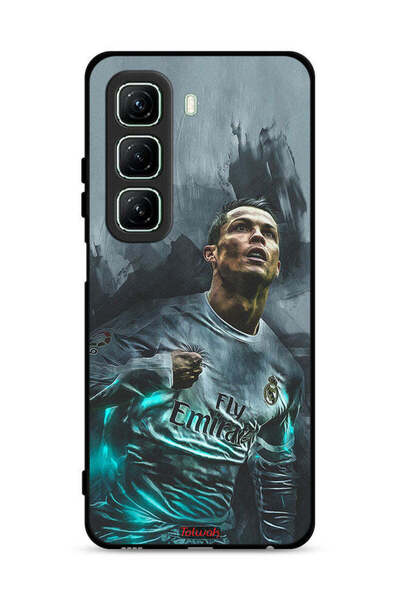 Tolwak غطاء حماية لهاتف Infinix Hot 50 5G برسومات كريستيانو رونالدو