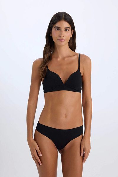 DeFacto X9027 Μαύρο βαμβακερό Comfort Pad Bra-Fall in Love