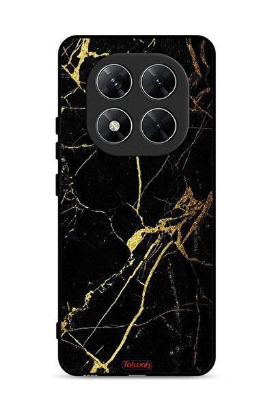 Tolwak غطاء حماية لهاتف Xiaomi Poco X7 5G - رخامي متصدع