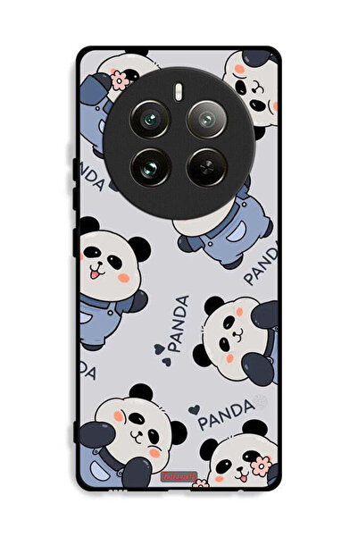 Tolwak غطاء حماية لهاتف Realme 12 Pro Plus 5G بنمط الباندا