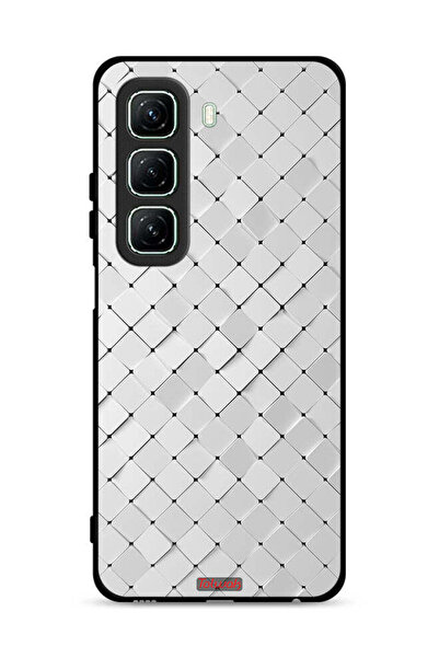 Tolwak غطاء حماية لهاتف Infinix Hot 50 5G بنقشة بلاط