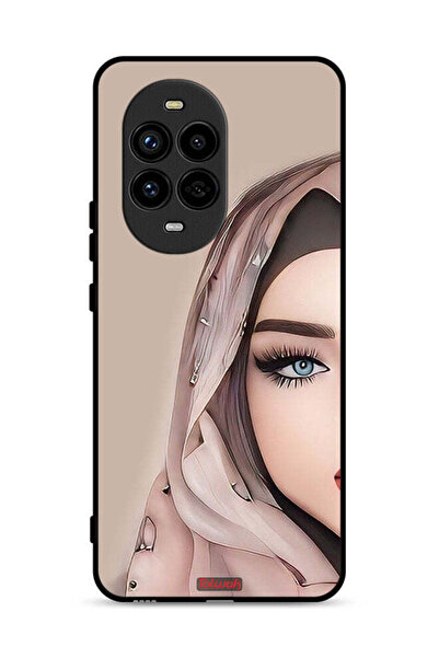 Tolwak غطاء حماية لهاتف هواوي نوفا 13 برو 5G، رسم فتاة نصف وجه