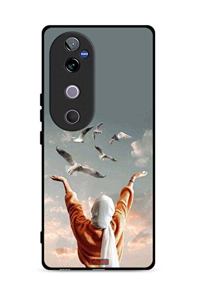 Tolwak غطاء حماية لهاتف Vivo V40 5G بتصميم طيور تحلق