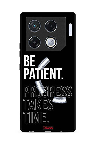 Tolwak غطاء حماية لهاتف Infinix GT 20 Pro 5G كن صبورًا فالتقدم يستغرق وقتًا
