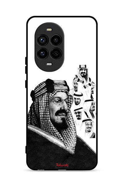 Tolwak غطاء حماية لهاتف هواوي نوفا 13 برو 5G، ملصق فني أبيض وأسود لملوك الممل...