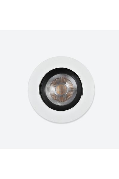 pesca LED Downlight Recessed - 7W 5700K - 38° Diffusion Angle - 75mm Cut-Out Area - Black