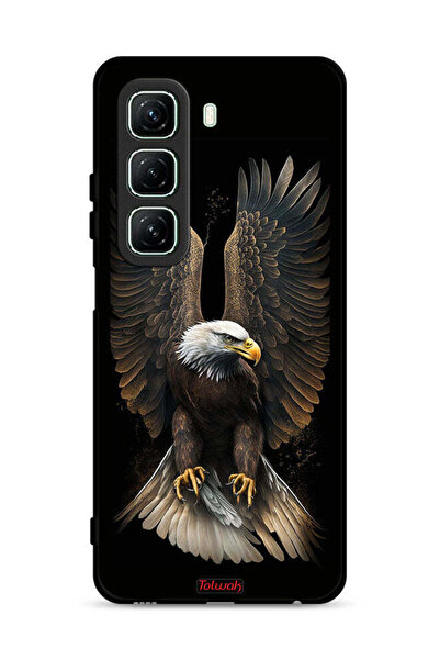 Tolwak غطاء حماية لهاتف Infinix Hot 50 5G بأجنحة نسر منتشرة