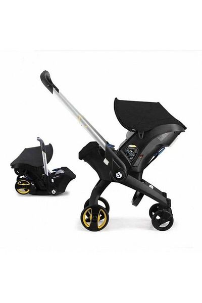 Mini Baby 4-in-1 Car Seat, Carrier, and 2-Way Carrier with Black Bag