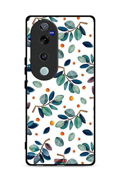 Tolwak Vivo V40 Pro 5G Protective Case Cover Leaves