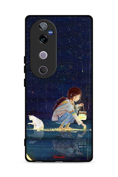 Tolwak غطاء حماية لهاتف Vivo V40 5G برسومات نجوم فنية