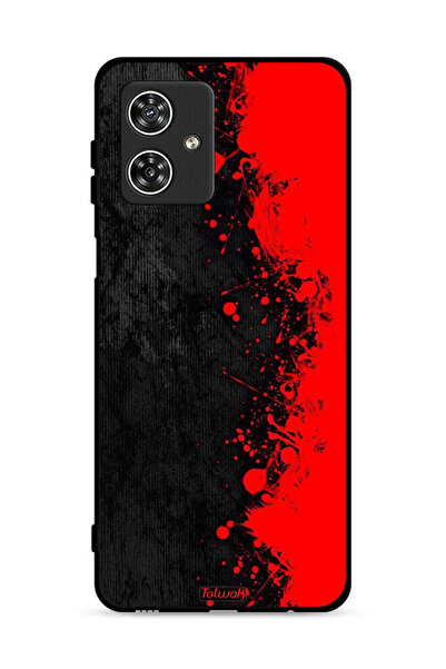 Tolwak غطاء حماية لهاتف موتورولا موتو جي 54 5G بنمط تجريدي