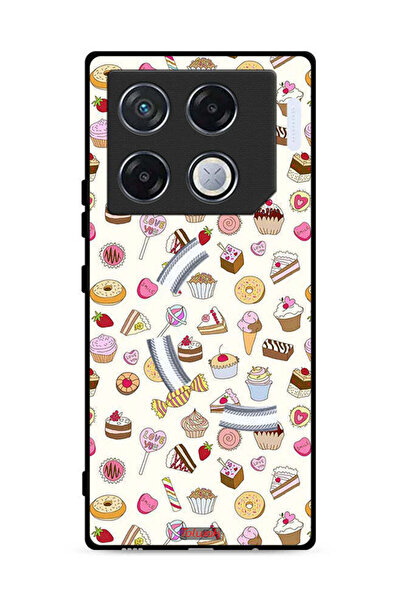 Tolwak Infinix GT 20 Pro 5G Protective Case Cover Pattern Of Favorite Items