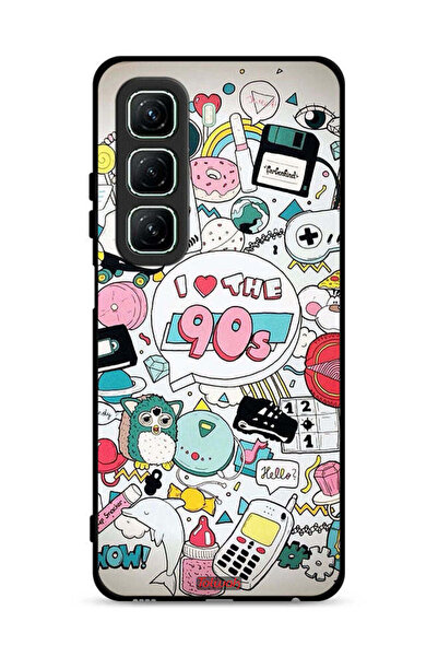 Tolwak غطاء حماية لهاتف Infinix Hot 50 5G - أحب التسعينيات