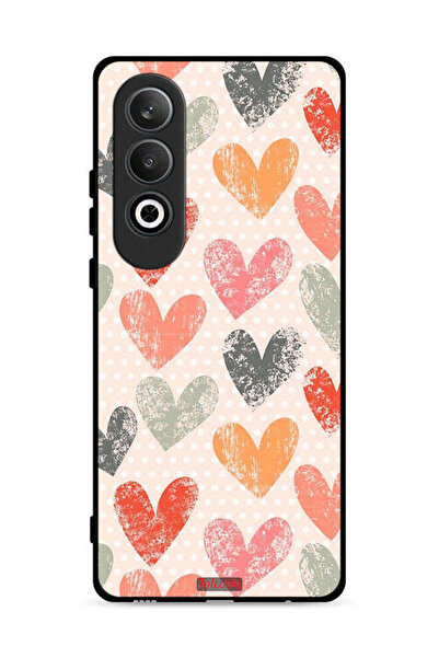 Tolwak غطاء حماية لهاتف Oppo K12 5G بتصميم قلوب فنية