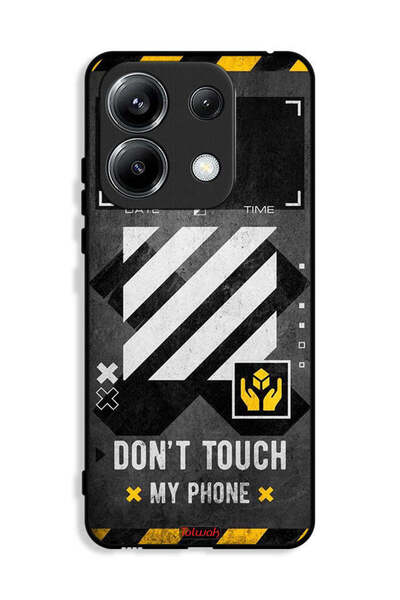 Tolwak غطاء حماية لهاتف Xiaomi Poco M6 Pro 4G - لا تلمس هاتفي