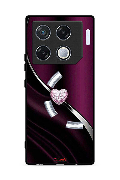 Tolwak غطاء حماية لهاتف Infinix GT 20 Pro 5G بتصميم قلب ماسي