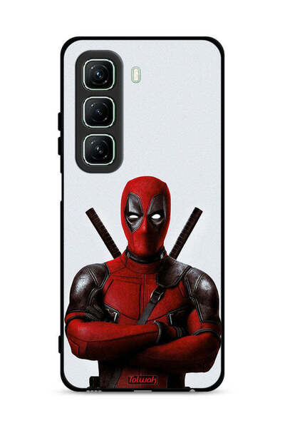 Tolwak غطاء حماية لهاتف Infinix Hot 50 5G بتصميم Deadpool