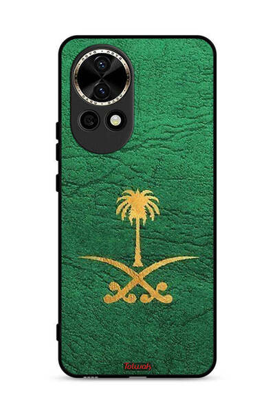 Tolwak غطاء حماية لهاتف هواوي نوفا 13 5G مع علامة المملكة العربية السعودية عل...