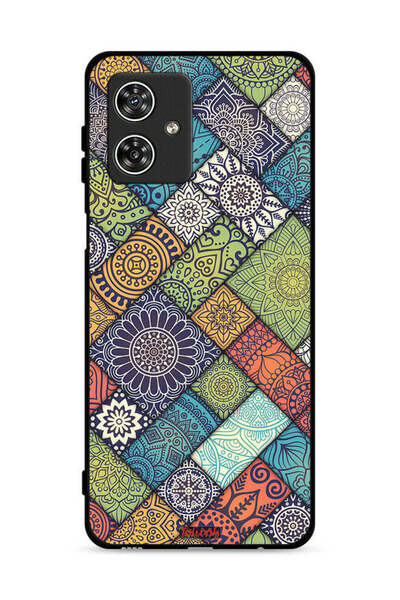 Tolwak غطاء حماية لهاتف موتورولا موتو جي 54 5G بنقشة ماندالا