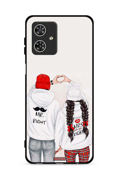 Tolwak غطاء حماية لهاتف موتورولا موتو جي 54 5G - يمين ويسار دائمًا