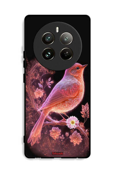 Tolwak غطاء حماية لهاتف Realme 12 Pro Plus 5G برسومات طيور لطيفة