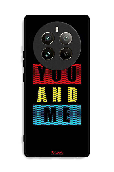 Tolwak غطاء حماية لهاتف Realme 12 Pro Plus 5G "أنت وأنا"