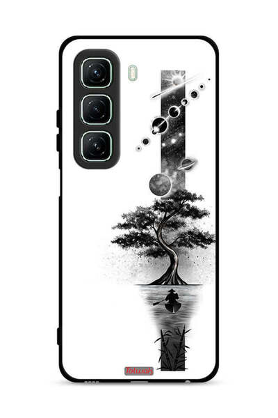 Tolwak غطاء حماية لهاتف Infinix Hot 50 5G برسومات فنية من الفضاء الأرضي