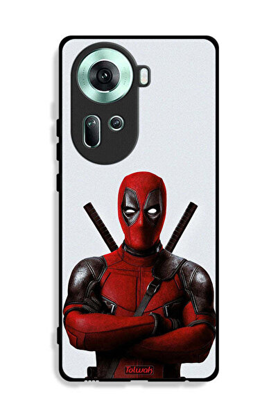 Tolwak غطاء حماية لهاتف Oppo Reno11 5G بتصميم Deadpool