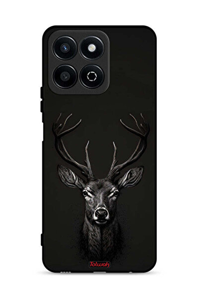 Tolwak غطاء حماية لهاتف Honor Play 60 Plus 5G برسومات غزال رقمية