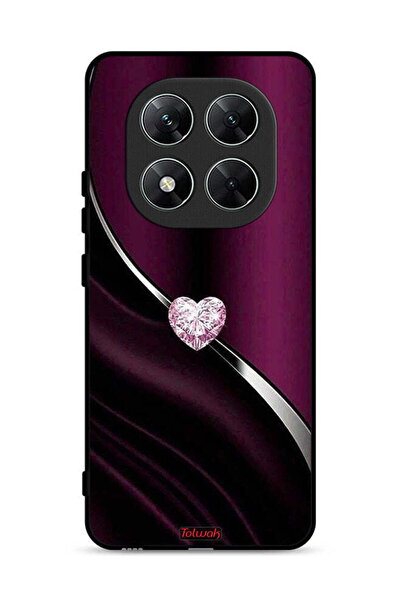 Tolwak غطاء حماية لهاتف Xiaomi Poco X7 5G بتصميم قلب ماسي
