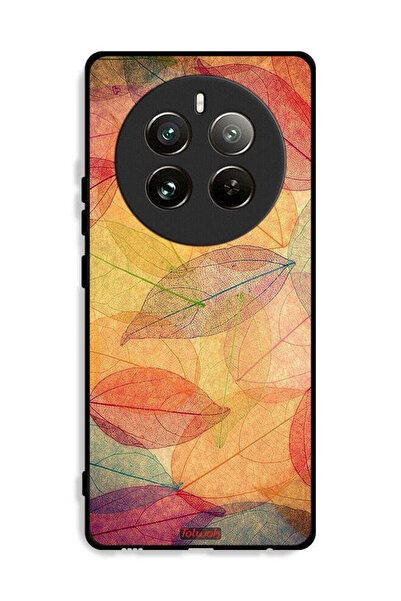 Tolwak غطاء حماية لهاتف Realme 12 Pro Plus 5G بطبعة أوراق فنية رقمية تجريدية