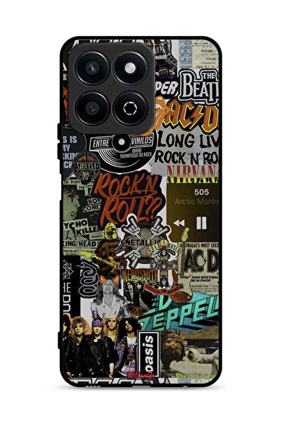 Tolwak غطاء حماية لهاتف Honor X7c 4G - تحيا موسيقى الروك آند رول