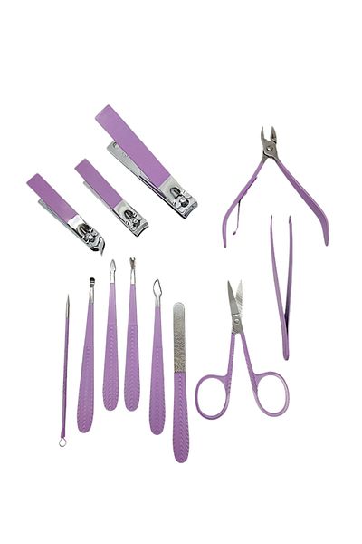 SYGGY Mauve Manicure & Pedicure Kit – 12 Essential Pieces for Flawless Nails