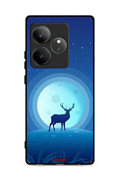 Tolwak غطاء حماية لهاتف Realme GT 6T 5G بتصميم غزال