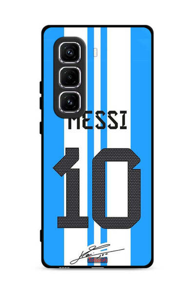 Tolwak غطاء حماية لهاتف Infinix Hot 50 Pro Plus 4G بتصميم Messi 10