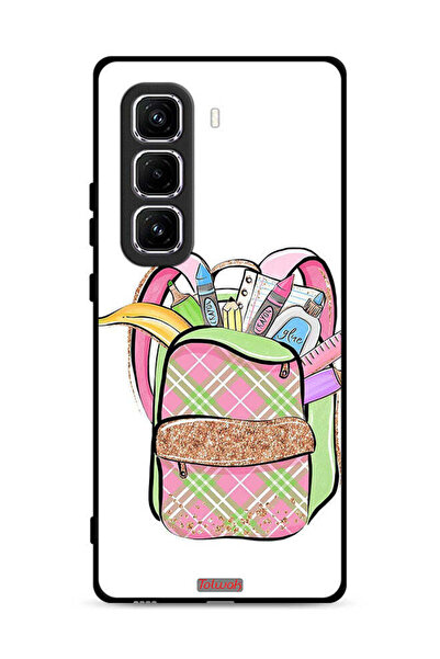 Tolwak غطاء حماية لهاتف Infinix Hot 50 Pro Plus 4G بتصميم حقيبة فتاة وحيد القرن