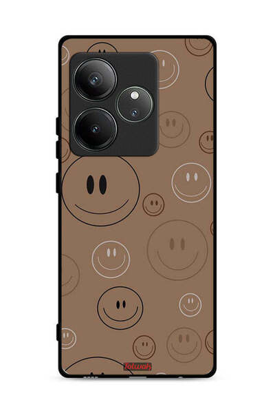 Tolwak غطاء حماية لهاتف Realme GT Neo6 SE 5G بنقشة وجوه مبتسمة