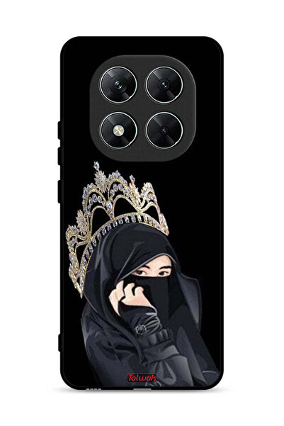 Tolwak غطاء حماية لهاتف Xiaomi Poco X7 5G بتصميم فتاة الملكة