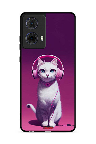 Tolwak غطاء حماية لهاتف موتورولا موتو جي 85 5G - قطة لطيفة