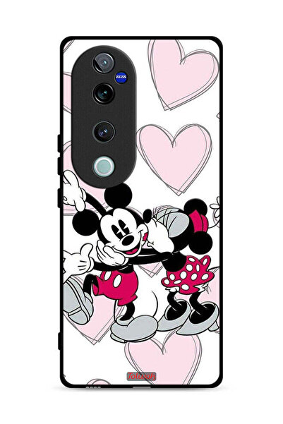 Tolwak غطاء حماية لهاتف Vivo V40 Pro 5G بتصميم عناق ميكي ماوس