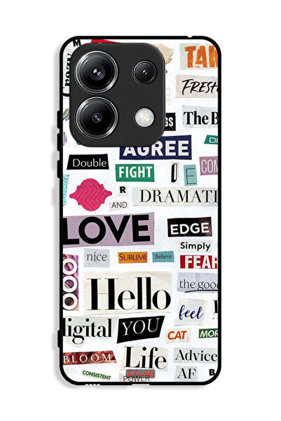 Tolwak غطاء حماية لهاتف Xiaomi Poco M6 Pro 4G بملصقات اقتباسات قصيرة