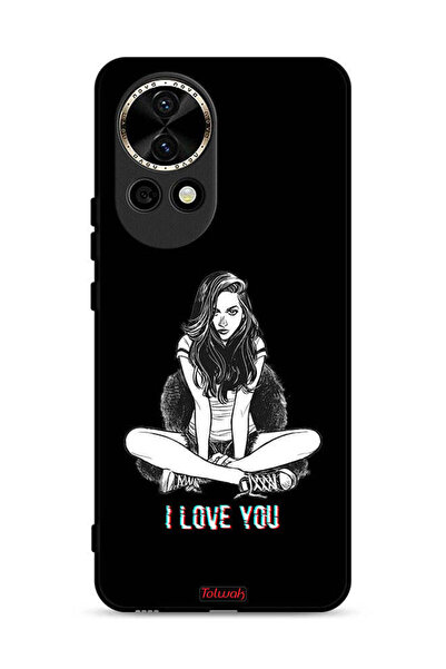 Tolwak غطاء حماية لهاتف هواوي نوفا 13 5G بطبعة "أحبك"