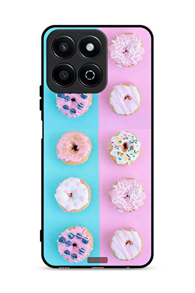 Tolwak غطاء حماية لهاتف Honor Play 60 Plus 5G بنقشة دوناتس هيذر