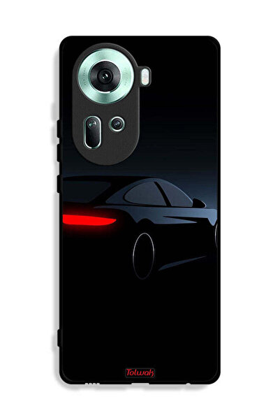 Tolwak غطاء حماية Oppo Reno11 5G بلون السيارة الداكنة