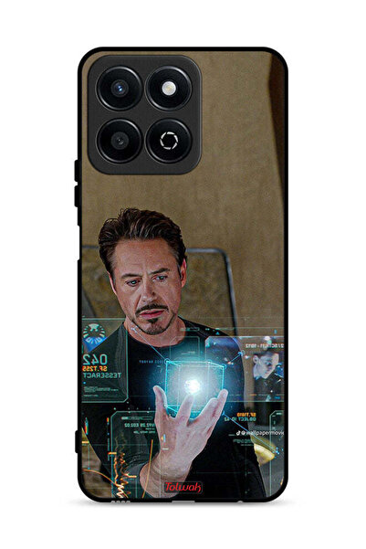 Tolwak غطاء حماية لهاتف Honor Play 60 Plus 5G Iron Man