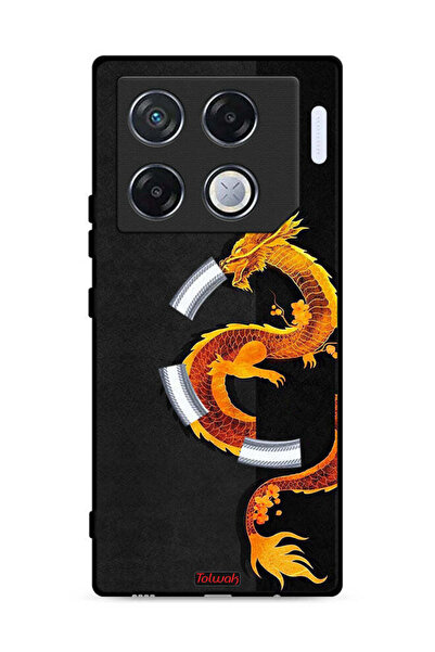 Tolwak Infinix GT 20 Pro 5G Protective Case Cover Dragon Art