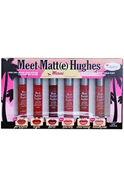 THE BALM COSMETİCS theBalm Meet Matt(e) Hughes 6 Mini Liquid Lipsticks - Miami